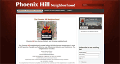 Desktop Screenshot of phoenixhillna.org