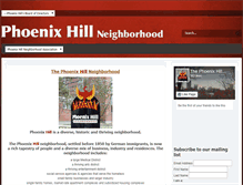 Tablet Screenshot of phoenixhillna.org